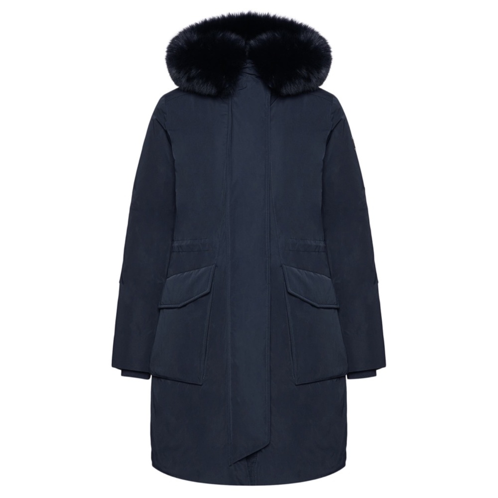 Woolrich Military Down Parka With Genuine Fox Fur - Picture 4 of 12